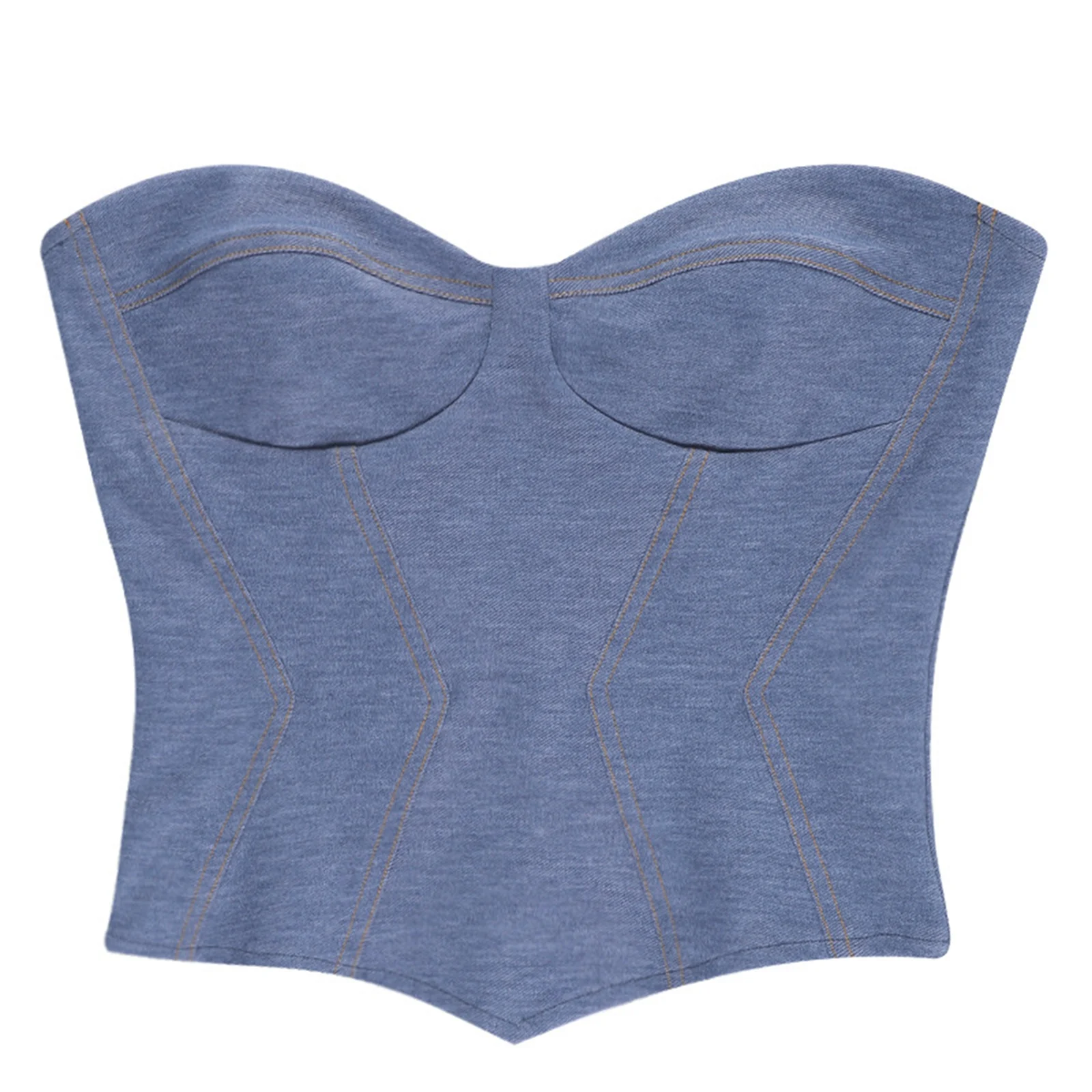 

Ladies Close-fitting Sexy Camisole, Blue Solid Color Boat Neck Sleeveless Tops, S/ M/ L