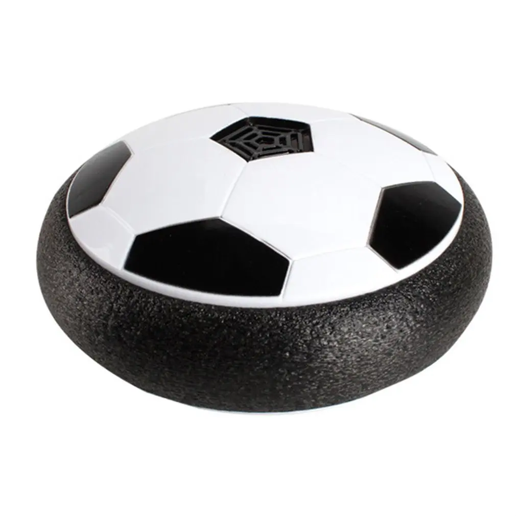 18 см Air Power Soccer Disc Indoor Football Toy Красочный музыкальный светильник мигающий мяч