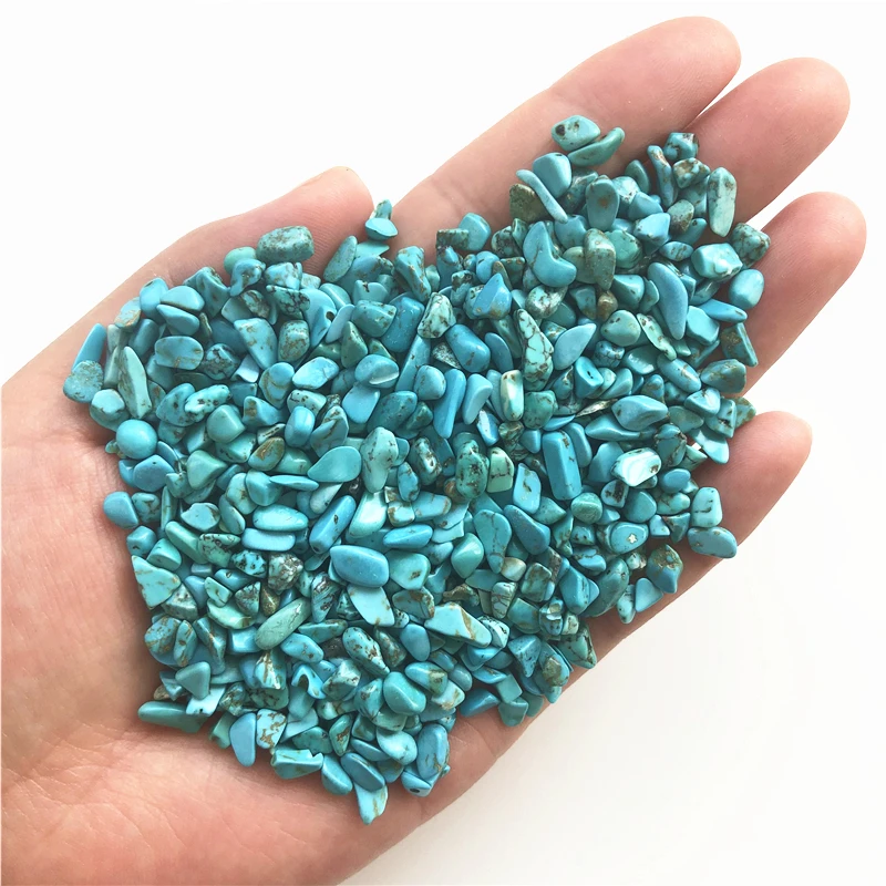 

Crystal love 100g Green Turquoise Rock Polished Rough Stone Nugget Healing Aquarium Gravel