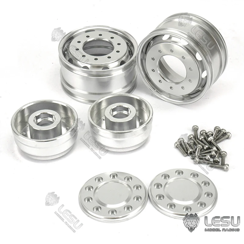 LESU Передняя Ступица колеса W-2041 для 1/14 DIY Tmy модель ось RC грузовик шестигранный