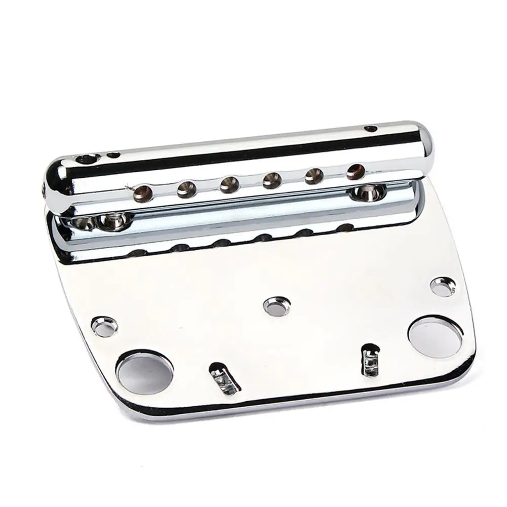 

6 Strings Guitar Bridge Saddle Tailpiece Electric Guitar Tremolo Bridge with Spring and Wrench Electric Guitar Accessaries