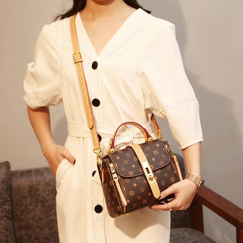 

Genuine Leather Luxury Handbags Women Bags Designer 2020 New Fashion Shoulder Messenger Flap Bag Ladies Fashionable Purses Bolsa