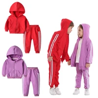 for 1 5 years boys girls clothes set long sleeved hoodies top pants 2 pcs fashion spring autumn childrens cosume