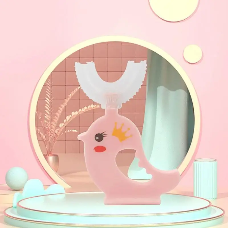 

1 шт., детская Силиконовая зубная щётка с кроликом