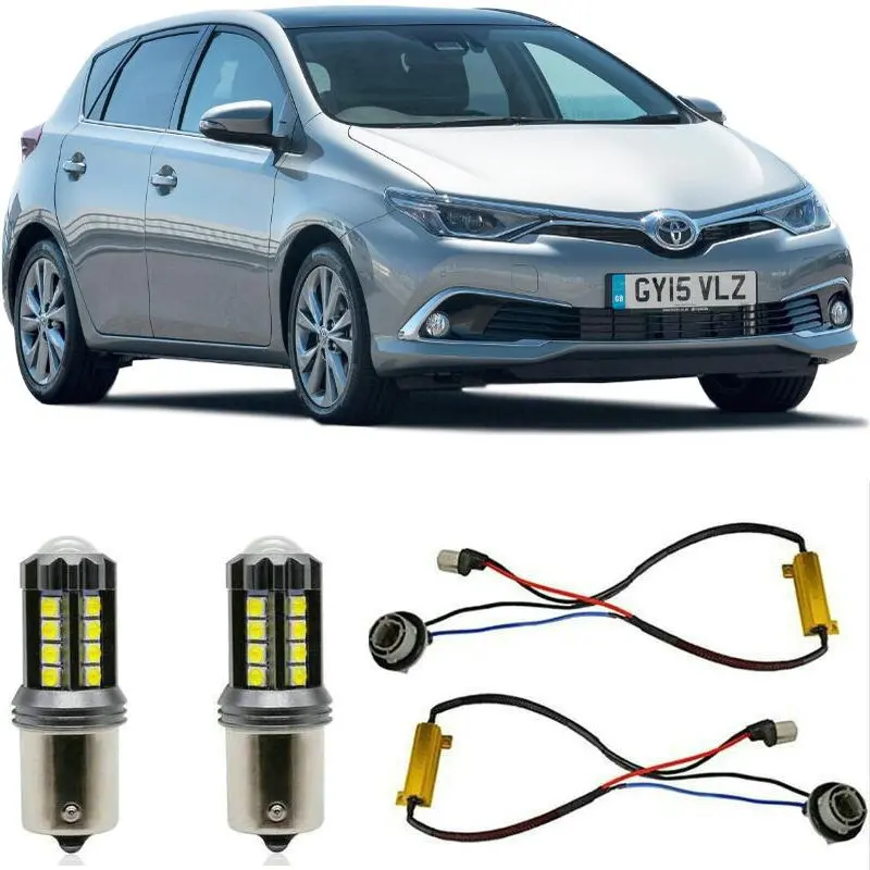 

Fog lamps For TOYOTA AURIS E18- Hatchback Stop lamp Reverse Back up bulb Front Rear Turn Signal error free 2pc
