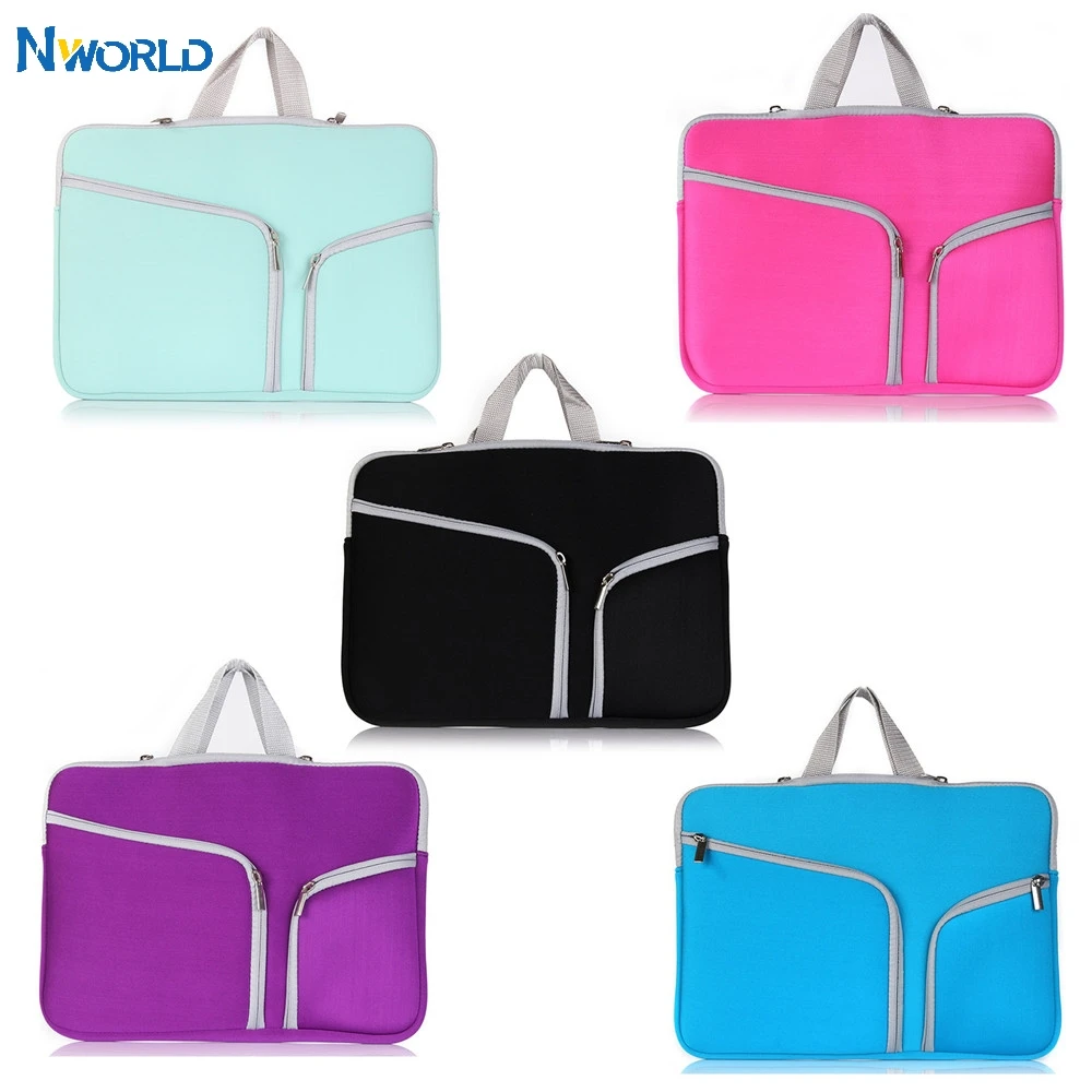 

Nworld Double Zipper Laptop Bag Sleeve Bag Notebook Case Laptop Cover For Macbook Pro Air 13 xiaomi hp asus 11.6" 13" 15" 15.4"