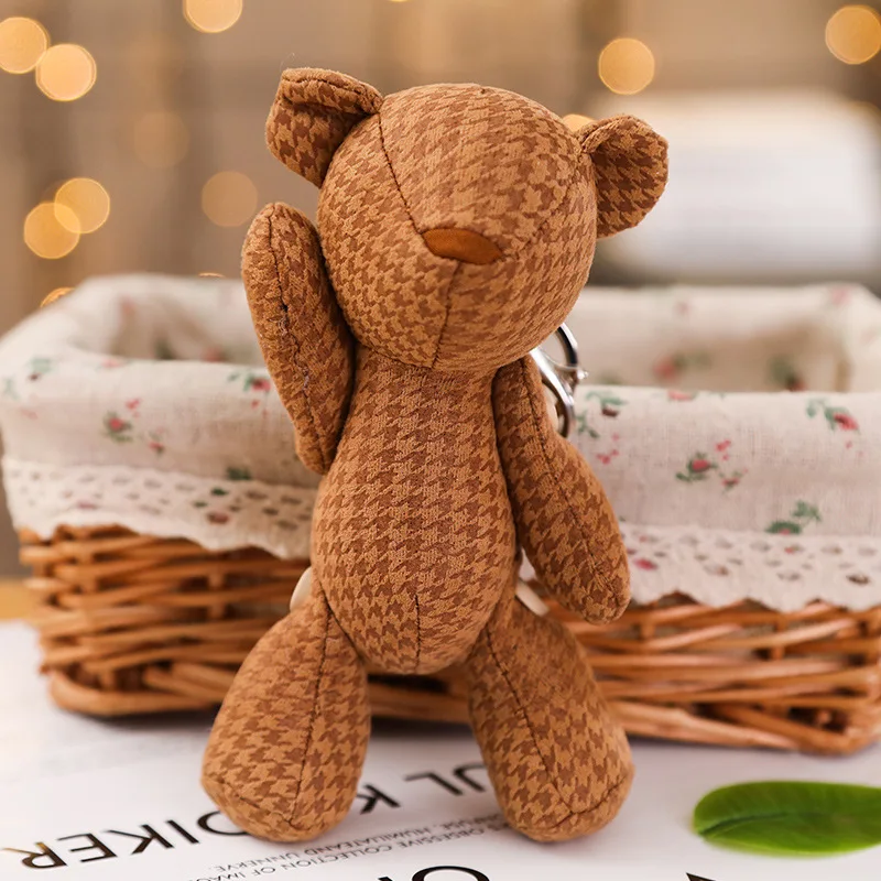 

Teddy Bear Stuffed Plush Toys Cute Dress Rabbit Pendant Dolls Gifts Birthday Wedding Party Decor