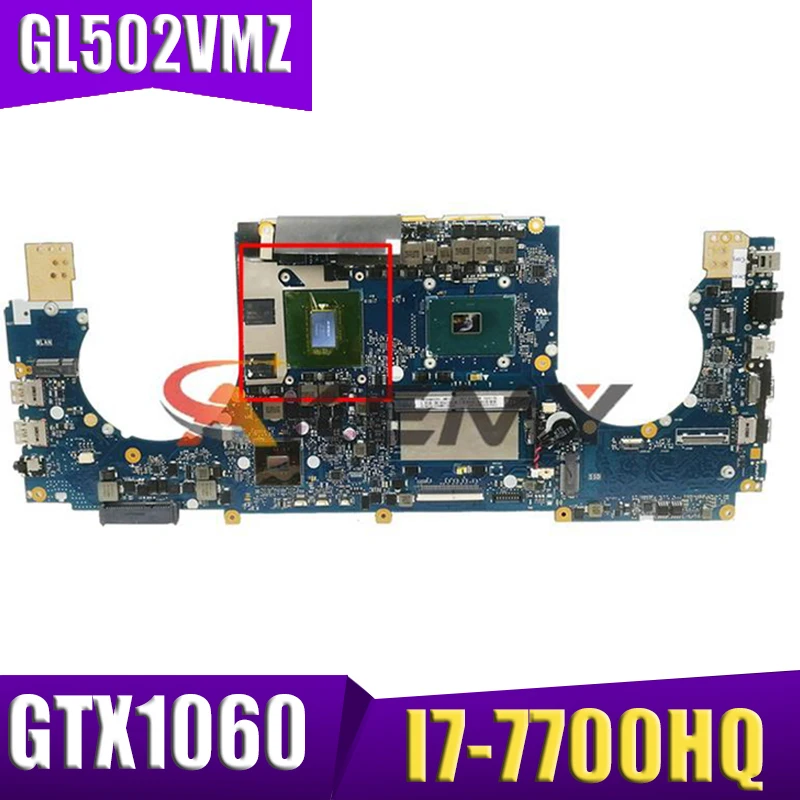 

Оригинальная материнская плата GL502VMZ с 8G/Φ для ASUS GL502VMZ GL502VMK GL502VML GL502VM, протестированная Материнская плата ноутбука