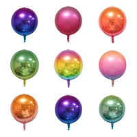 1pc 22 inch large color helium balloons birthday wedding party decoration 4d disco baby shower supplies