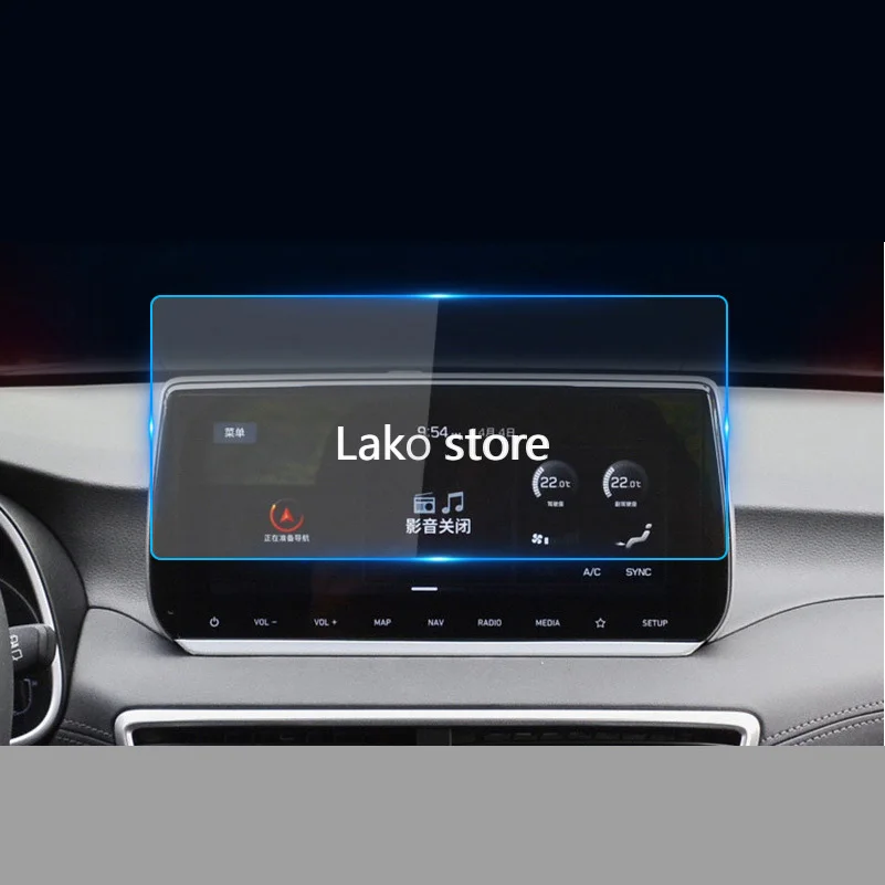 

Надежная стальная пленка для GPS-навигатора для Hyundai Santa Fe 10,25, 8 дюймов, Tucson 15-20, центральный экран управления, стекло, закаленная пленка