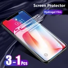 Ультратонкая Передняя Гидрогелевая пленка из ТПУ для iPhone 12, 11 Pro, XS Max, Mini XR, X, 8, 7, 6s, 6 Plus, SE 2020