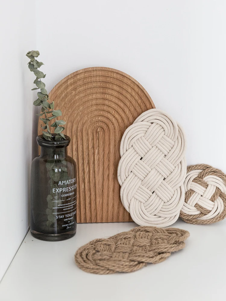 Подставки для напитков ручной работы в винтажном стиле креативные термостойкие