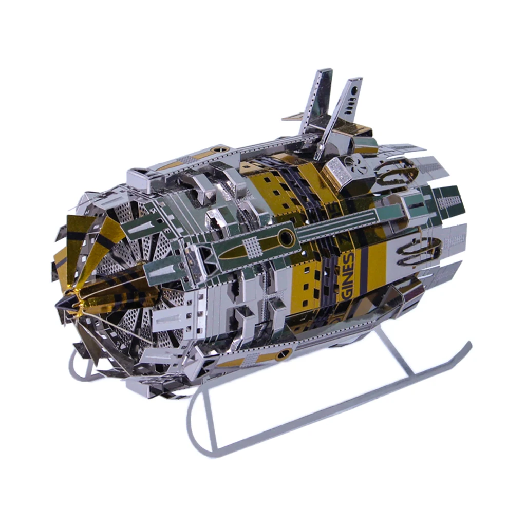 

3D Metal Model - Multi-color Assembly Model, Engine DIY Model Building Kits for Adult and Children (2 Pieces + 81 Pieces Parts)
