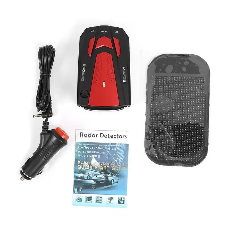 Автомобильный радар детектор VODOOL V7 голосовое оповещение о скорости автомобиля