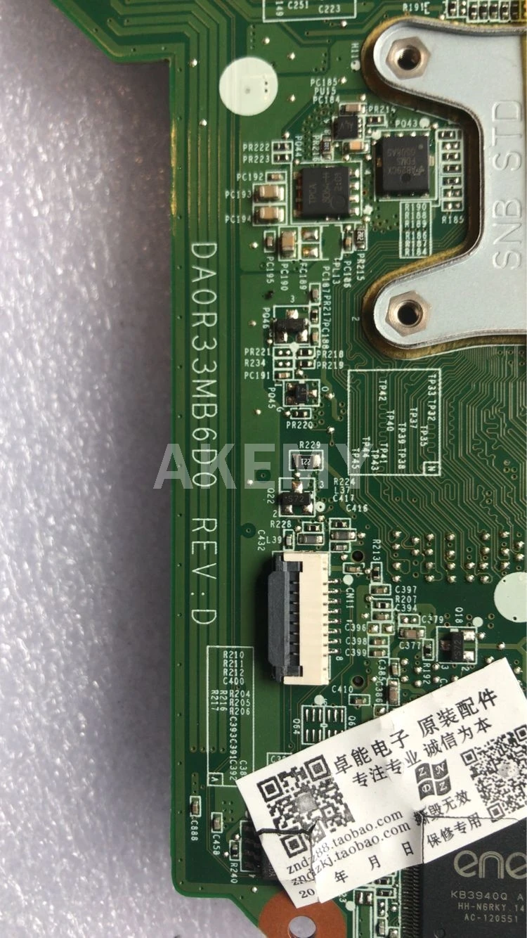 Материнская плата Akemy для ноутбука HP 680570-501 680569-501 G4-2000 G6-2000 G7-2000 R33 DA0R33MB6F1 HD7670M тест