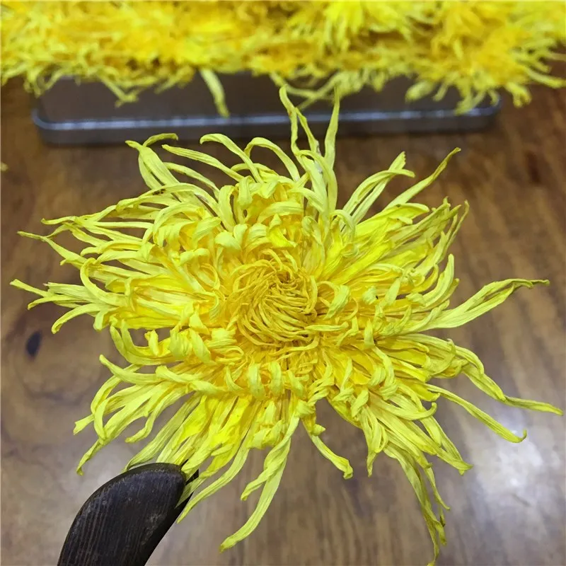 Чай из хризантемы 2020 7A с золотой проволокой свежий натуральный органический