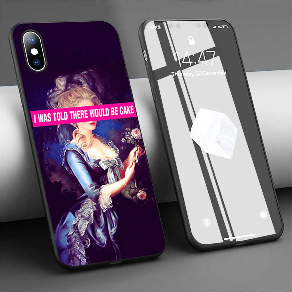 Coque Мария Антуанетта Good Girl мягкий силиконовый чехол для мобильного телефона iPhone 11