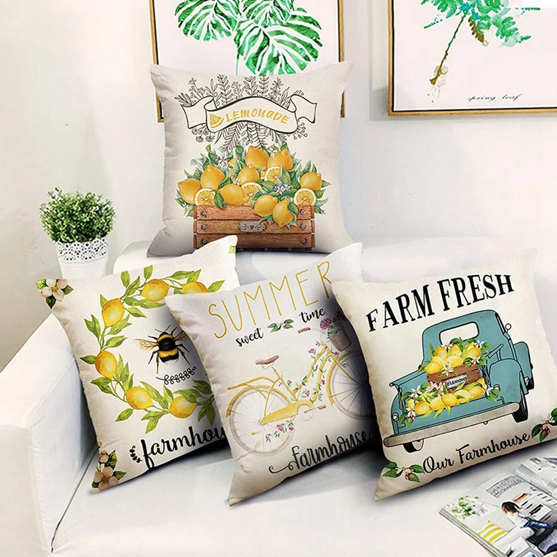 Чехлы на подушки с застежкой молнией для дивана гостиной домашнего