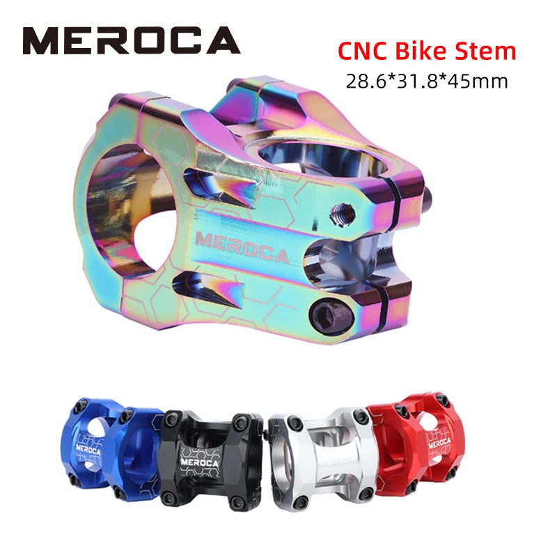 

Рулевое колесо с ЧПУ MEROCA mtb45 мм, 31,8 мм, супер светильник руль для велосипеда, 0 градусов, подъем, FR AM Enduro, 28,6 мм, Steerer, запчасти для горного велоси...