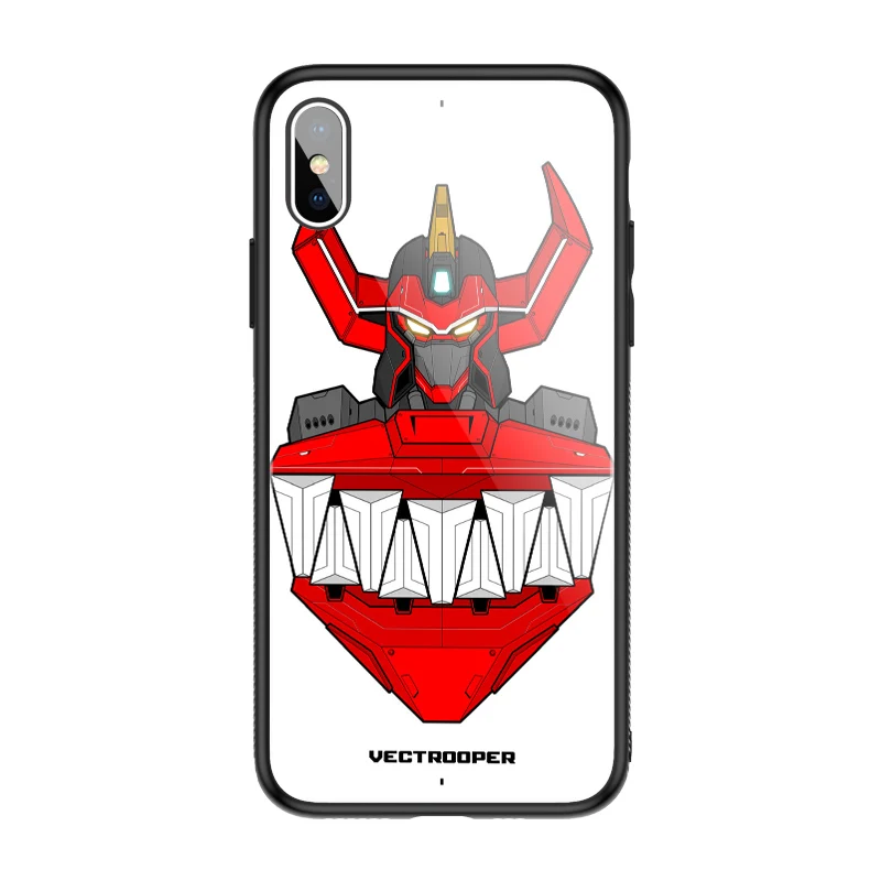 Защитный чехол из закаленного стекла Anime Gundam для iPhone 11 Pro Max для 6 6S 7 8 Plus XR XS MAX Se 2020, Японская аниме-коробка DIY.