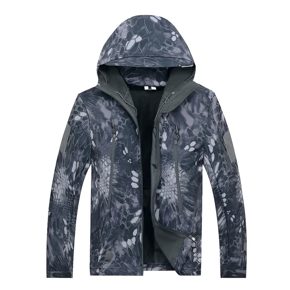Мужская Военная тактическая куртка водонепроницаемая камуфляжная армейская