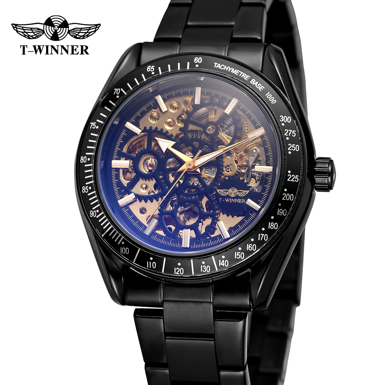 Часы наручные Т-winner автоматические повседневные минималистичные механические