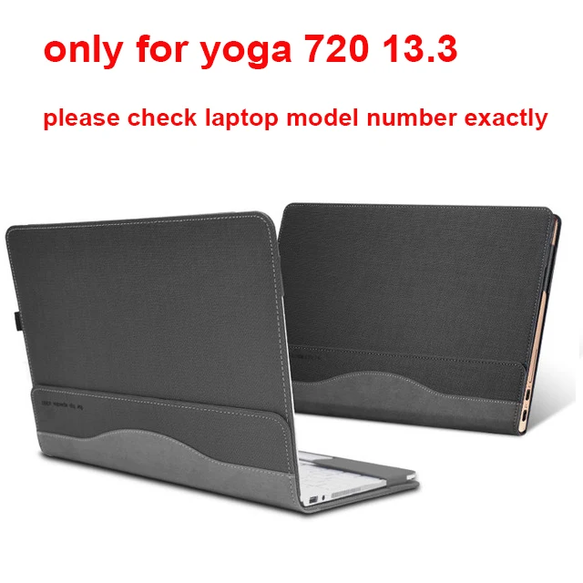 grey Индивидуальный Дизайн чехол для lenovo Yoga 720 13,3 720-13 720-13IKB рукав PU кожаный кейс для ноутбука пленка экрана стилус подарок - Цвет: grey