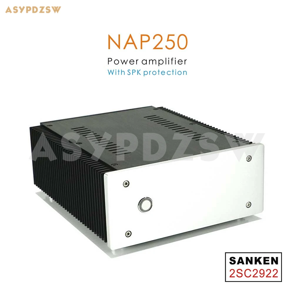 Усилитель мощности NAP250 SANKEN 2SC2922 на базе цепи NAIM с защитой SPK 80 Вт + 8 Ом|Усилители
