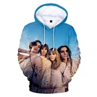 Толстовки мужские, с 3D-принтом, в стиле хэви-метал, рок-группы