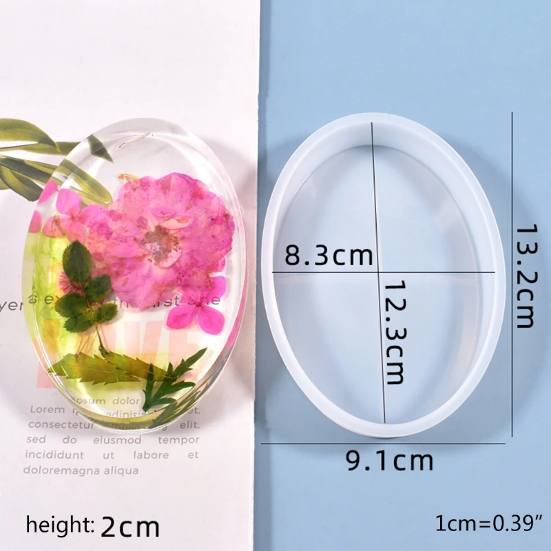 1/2 шт. Хрустальный эпоксидная смола форма мыльница лоток литье силиконовая