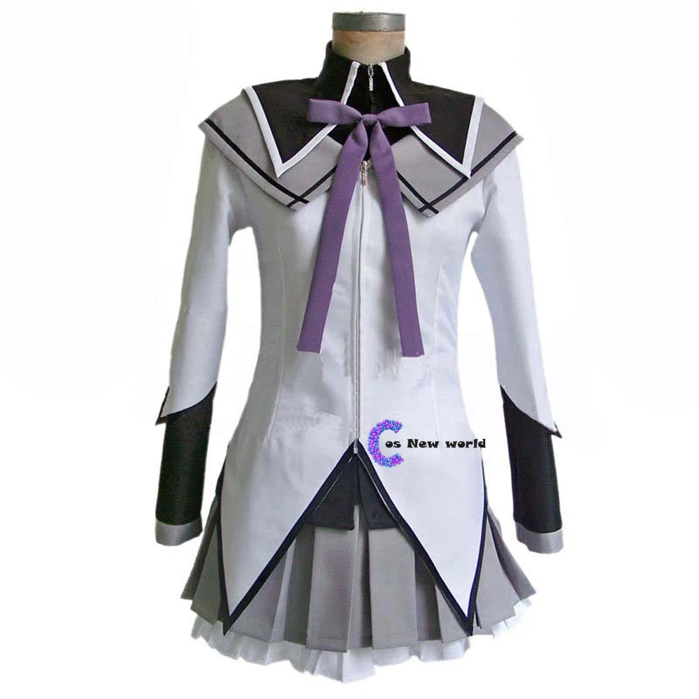 Homura Akemi Косплэй Puella Magi Madoka Magica юбка комплект Harajuku школьное платье Костюм для