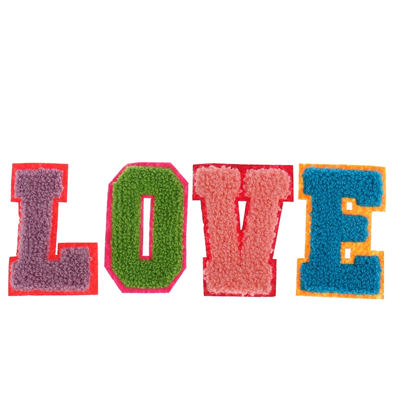 

26 English Letter Patch Embroidery Patches For Clothes Jeans DIY Sticker Sew