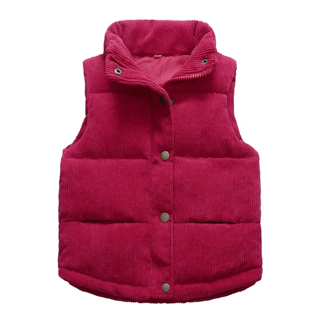 Зимний Повседневный жилет для девочек куртка детская верхняя одежда пальто