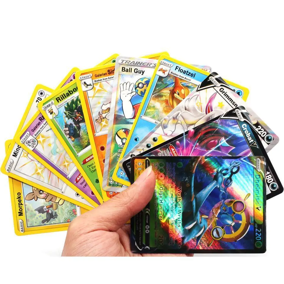 Cartas de Pok&eacute;mon GX Tag Team Vmax EX Mega Energy, juego de cartas coleccionables, 9 Uds.-2
