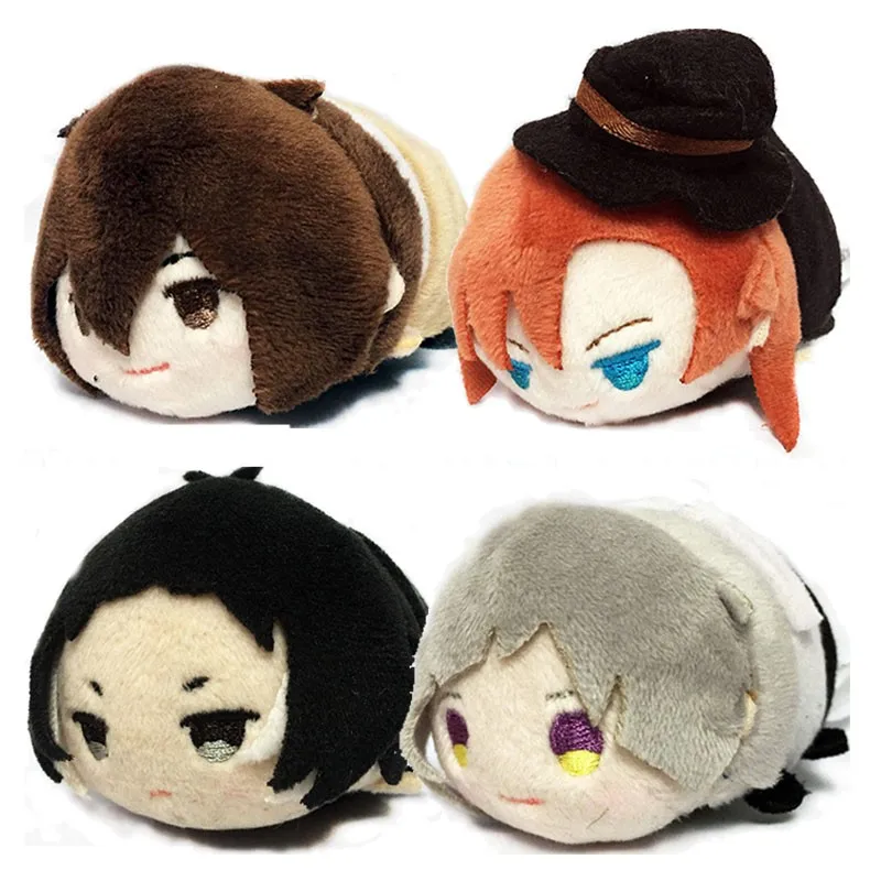 Набивные бродячие собаки Bungou 8 5 см Mochi талисман Akutagawa Ryuunosuke Nakahara Chuuya порт мафия