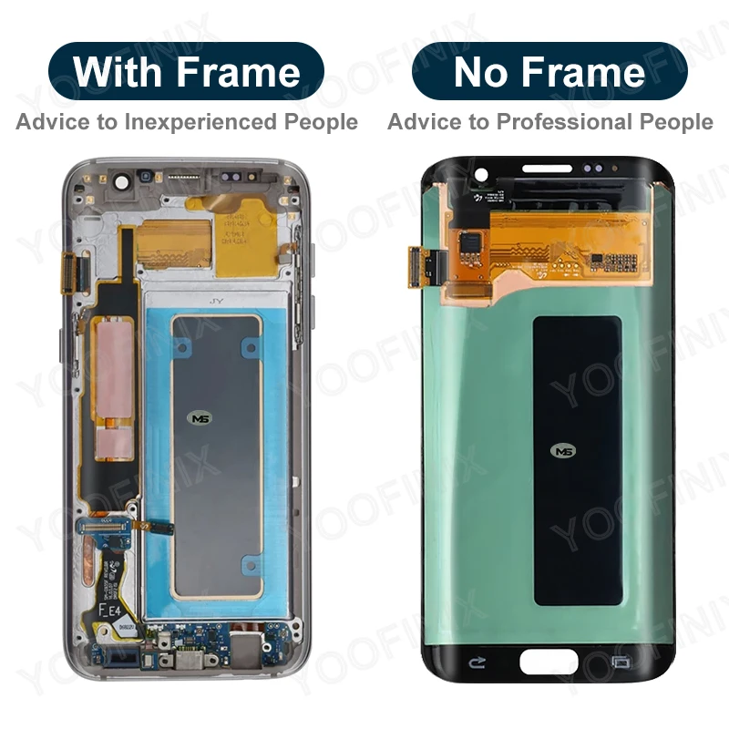 ЖК-дисплей 5 &quotдля Samsung Galaxy S7 edge сенсорный экран с дигитайзером запасные части для