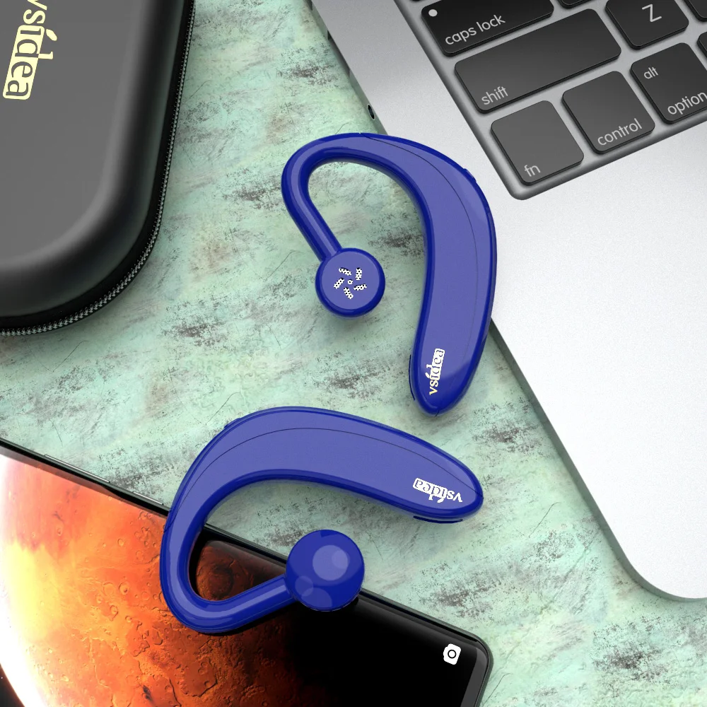 Беспроводные наушники вкладыши с подвеской деловая стереогарнитура без берушей