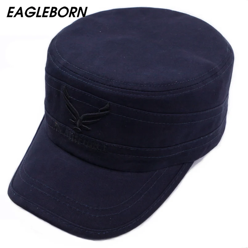 EAGLEBORN 2021 хлопок вышитый Орлан Кепка с плоским верхом для женщин мужчин Снэпбэк s