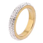 Обручальное кольцо для женщин и мужчин, лаконичное классическое многоцветное мини-кольцо с кубическим цирконием цвета розового золота, модные украшения, свадебное любовное кольцо