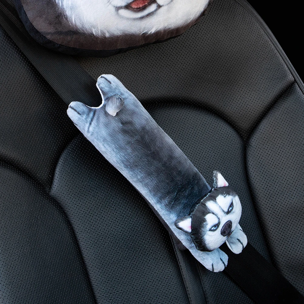 Автомобильный ремень безопасности крышка плюшевые плечевая накладка милые 3D