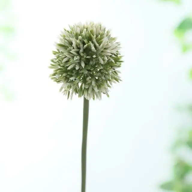 White green Пластиковый луковый шар ветка завод искусственных цветов Осень домашний цветок для украшения сада композиция поддельные растения Флорес - Цвет: White green
