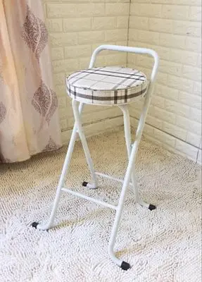

New European High Stool Bar Stool Bar Stool Folding Fishing Stool Thickening High Chair