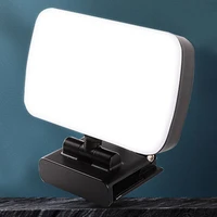 video conference lamp for makeup with 3 dimmable color clip on for laptop led fill light photograpy accessories
