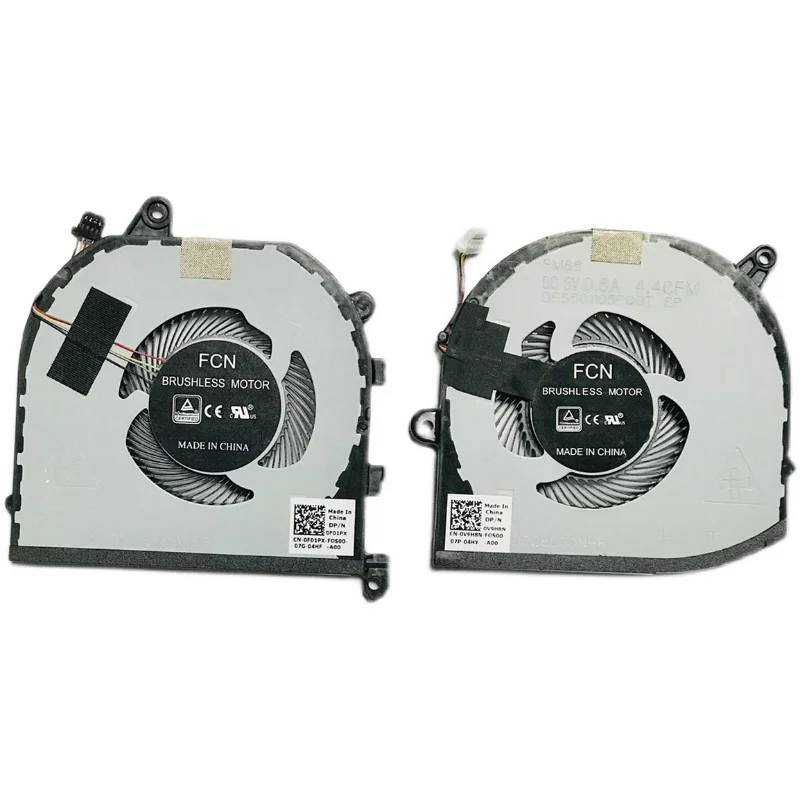 

new for Dell Precision 5540 XPS15 7590 CPU GPU fan 0F01PX 0V9H8N