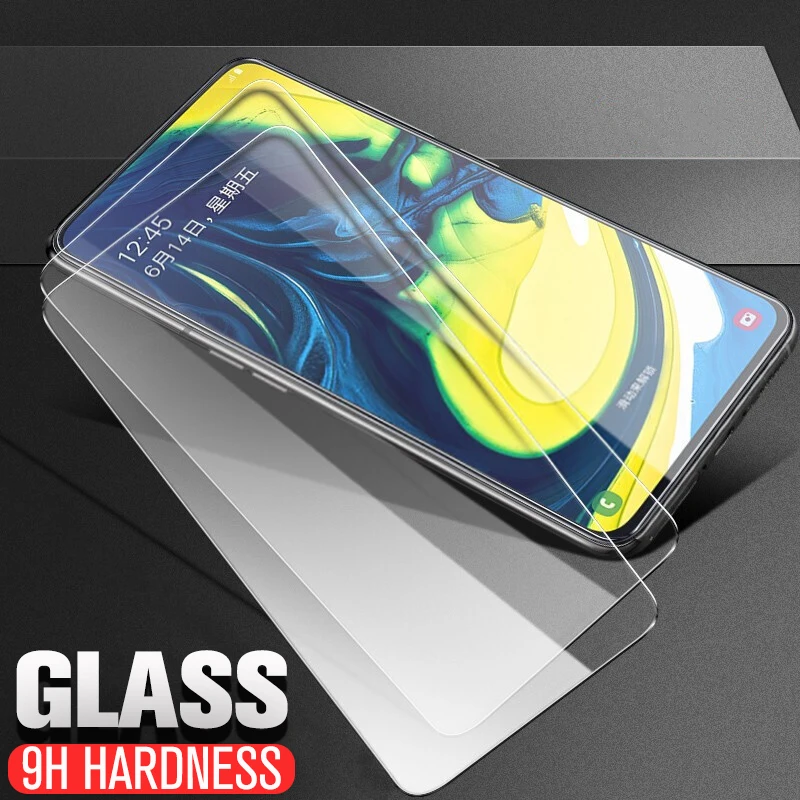 С уровнем твердости 9H взрывоустойчивое закалённое Стекло для samsung Galaxy A10 A20 A30 A40 A50