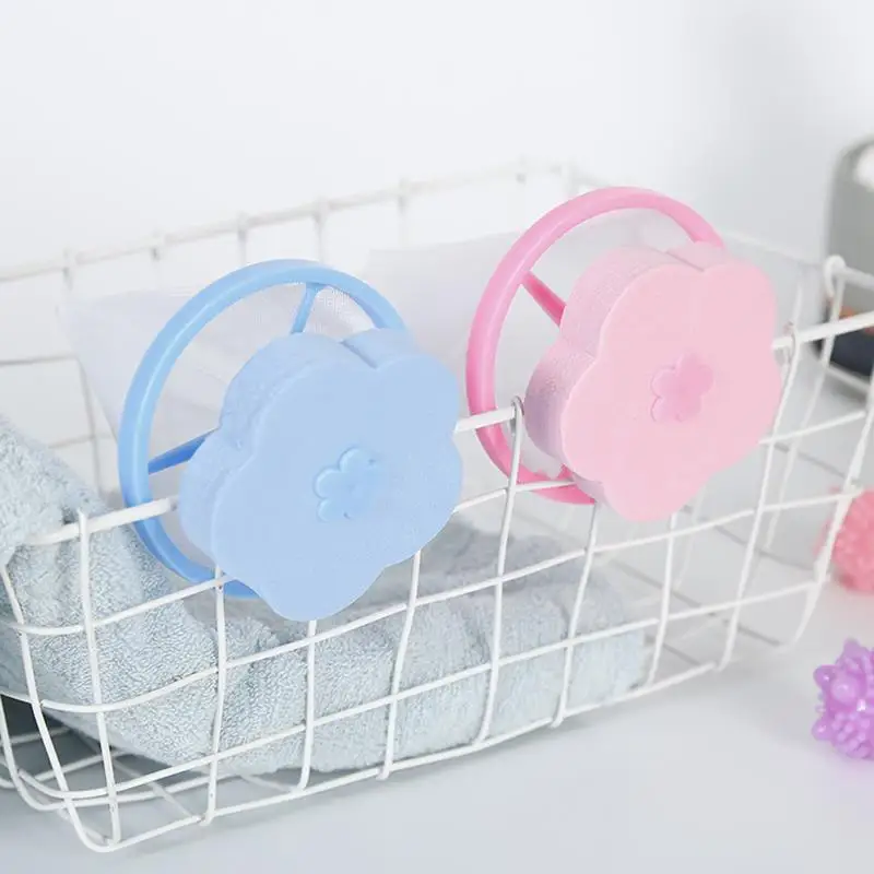 

Laundry Balls Pet Fur Hair Removal Catcher Filter Mesh Cleaning Balls Clean-pads Washing Machine Floating Laundry Filter Bag Net