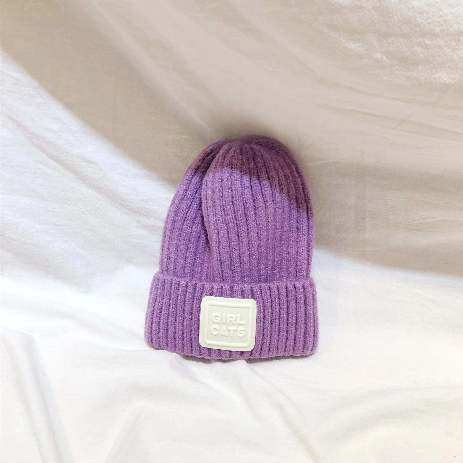 Зимние теплые вязаные шапки для маленьких мальчиков и девочек яркие цвета модные