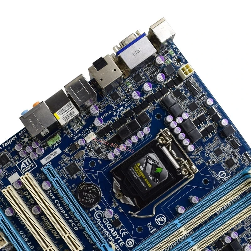 Для десктопной материнской платы GIGABYTE H55 Socket LGA 1156 i3 i5 i7 DDR3 16G Micro-ATX оригинальная б/у