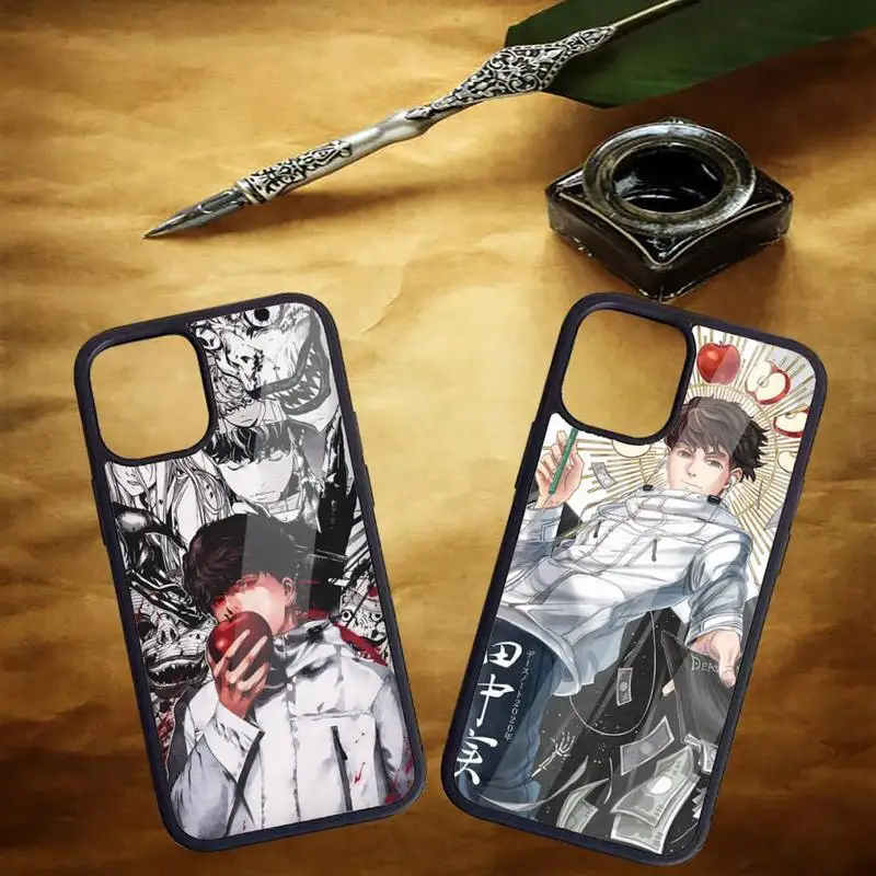 

Minoru Tanaka Death Note Phone Case PC for iPhone 11 12 pro XS MAX 8 7 6 6S Plus X 5S SE 2020 XR