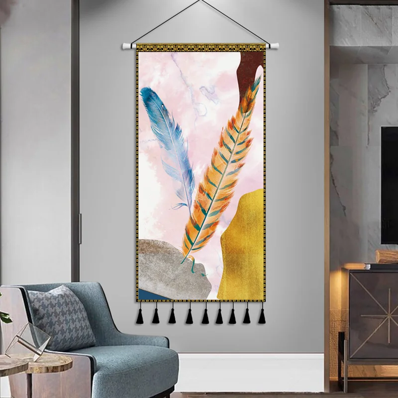 Скандинавский настенный гобелен Настенная картина современный диван